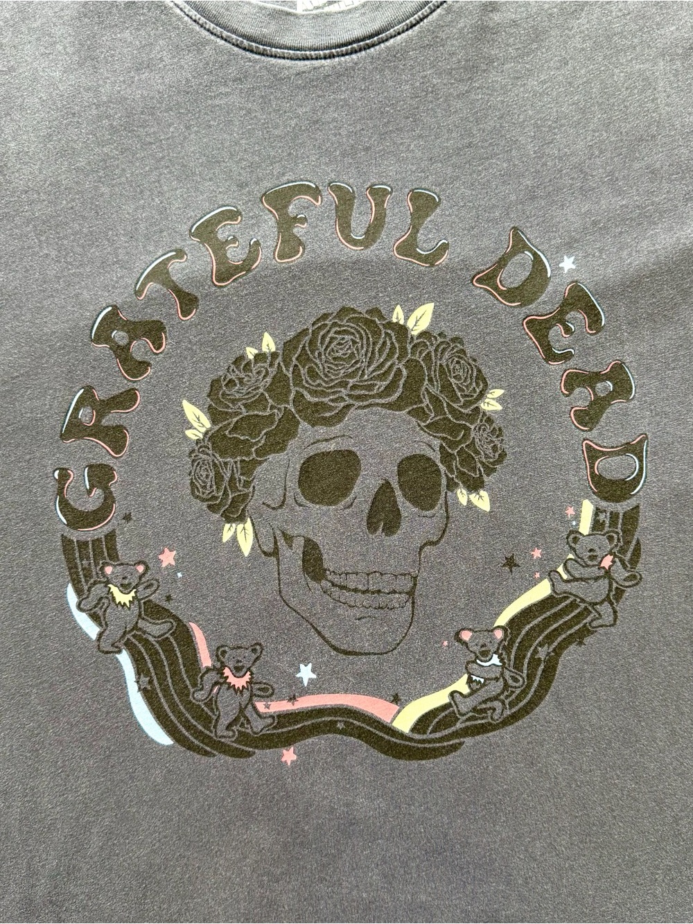 American Eagle 🌹 AE Grateful Dead Bertha Skull Band T-Shirt - Picture 4 of 6
